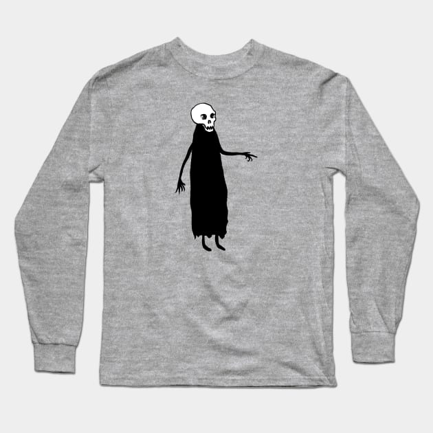 Skeleton Spirit Long Sleeve T-Shirt by TheresaFlaherty